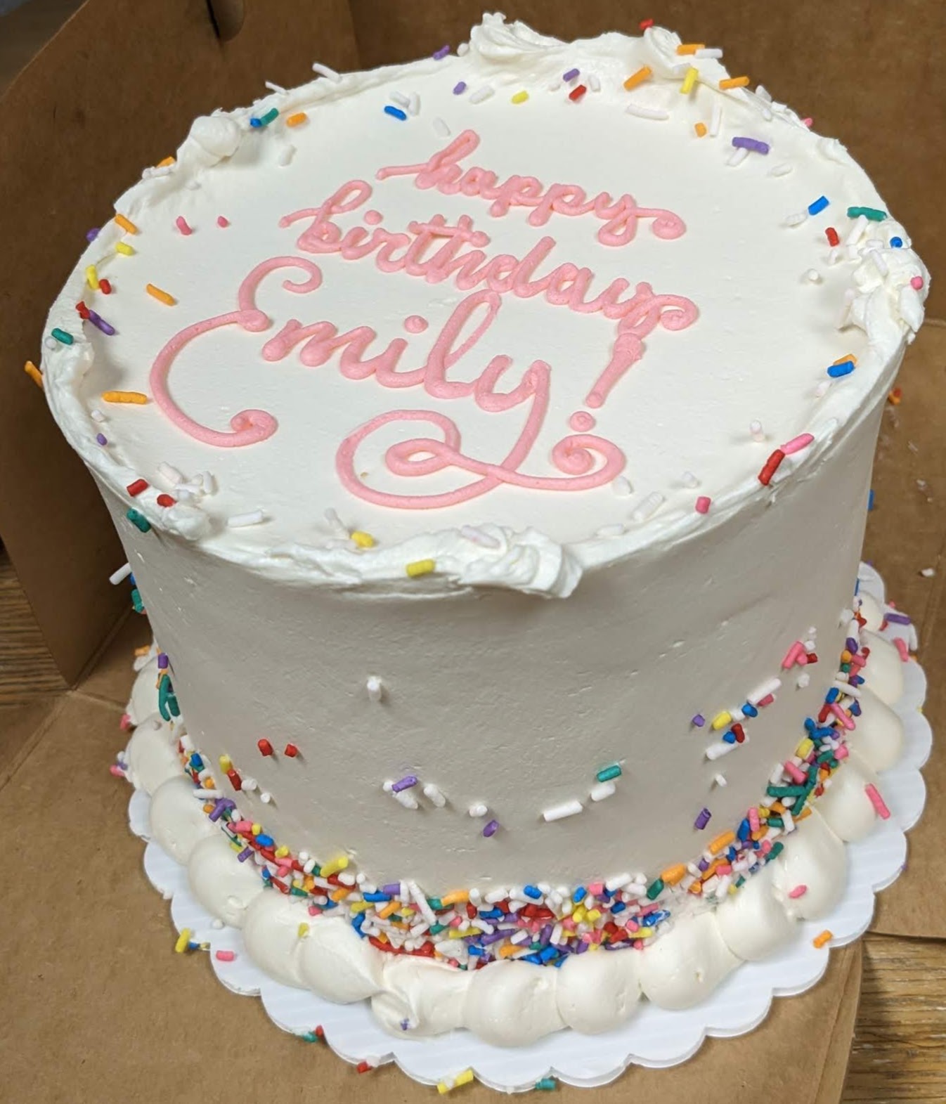 2023 cake for Emily's birthday